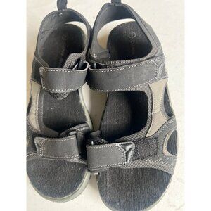 Ozark Trail Black Open-Toe Mens Sz 7 Womens sz 8 Shoes Sandals Straps Rugged